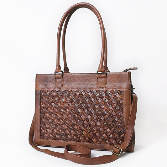 American Darling Tote Beautifully Basketweave toloed Leather women bag
