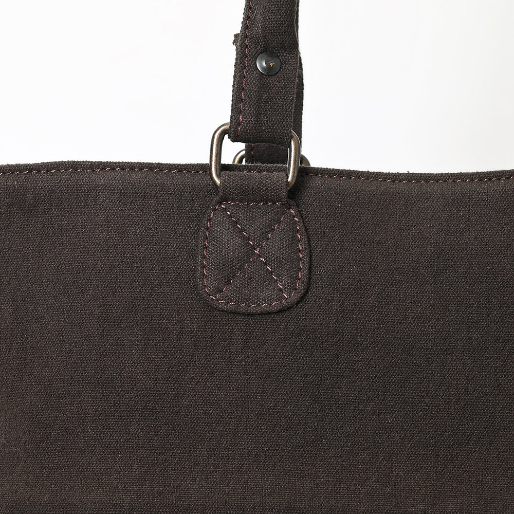 OHLAY Tote Hair On Upcycled Canvas  Genuine Leather Women Bag Western Handbag Purse