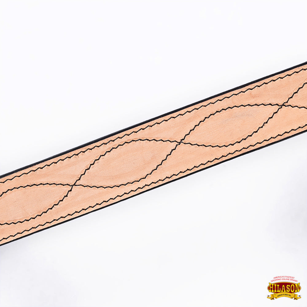 HILASON Western Horse Hand Carved American Leather Breast Collar Headstall