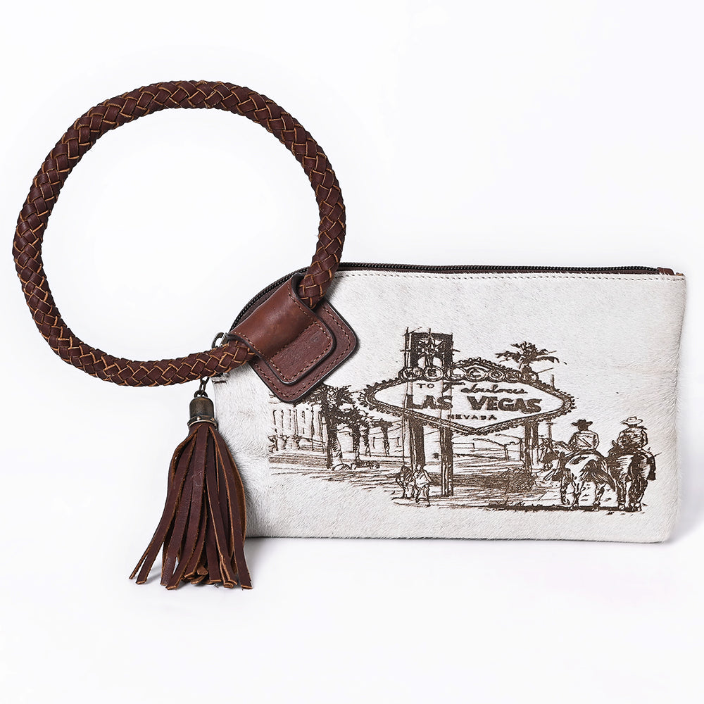 American Darling wristlet Hair-On Genuine Leather Women Bag Western Handbag Purse