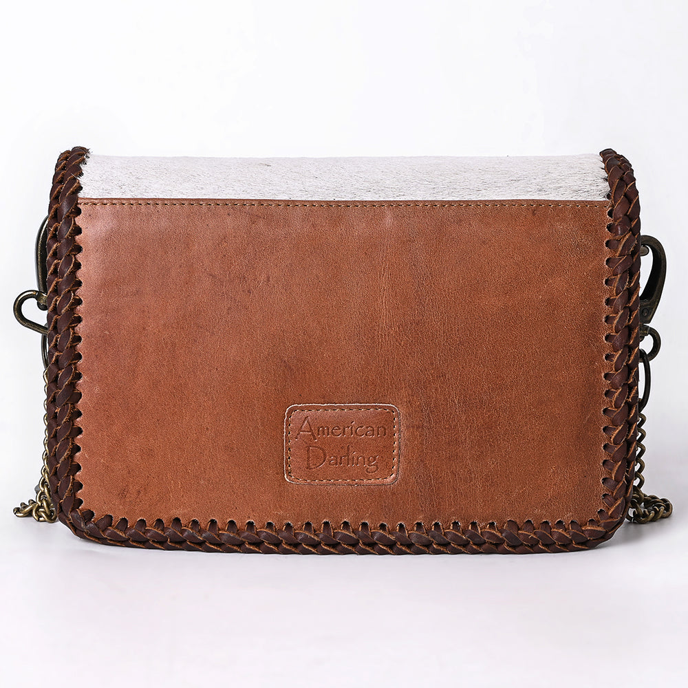 American Darling Clutch Hair-On Genuine Leather Women Bag Western Handbag Purse