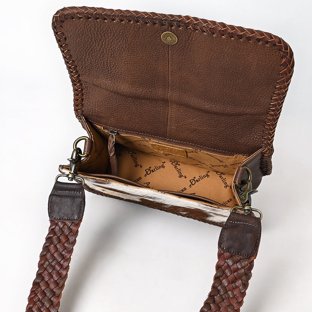 American Darling Crossbody Hair-On Genuine Leather Women Bag Western Handbag Purse