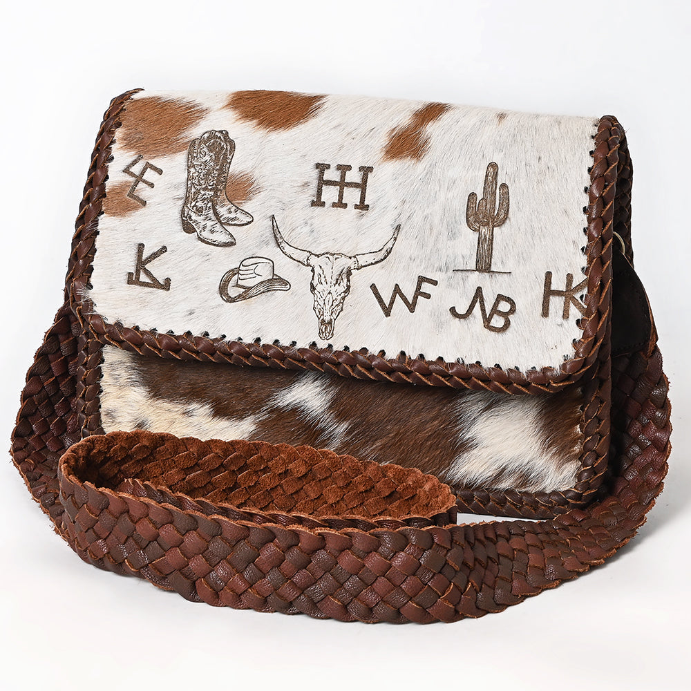American Darling Crossbody Hair-On Genuine Leather Women Bag Western Handbag Purse