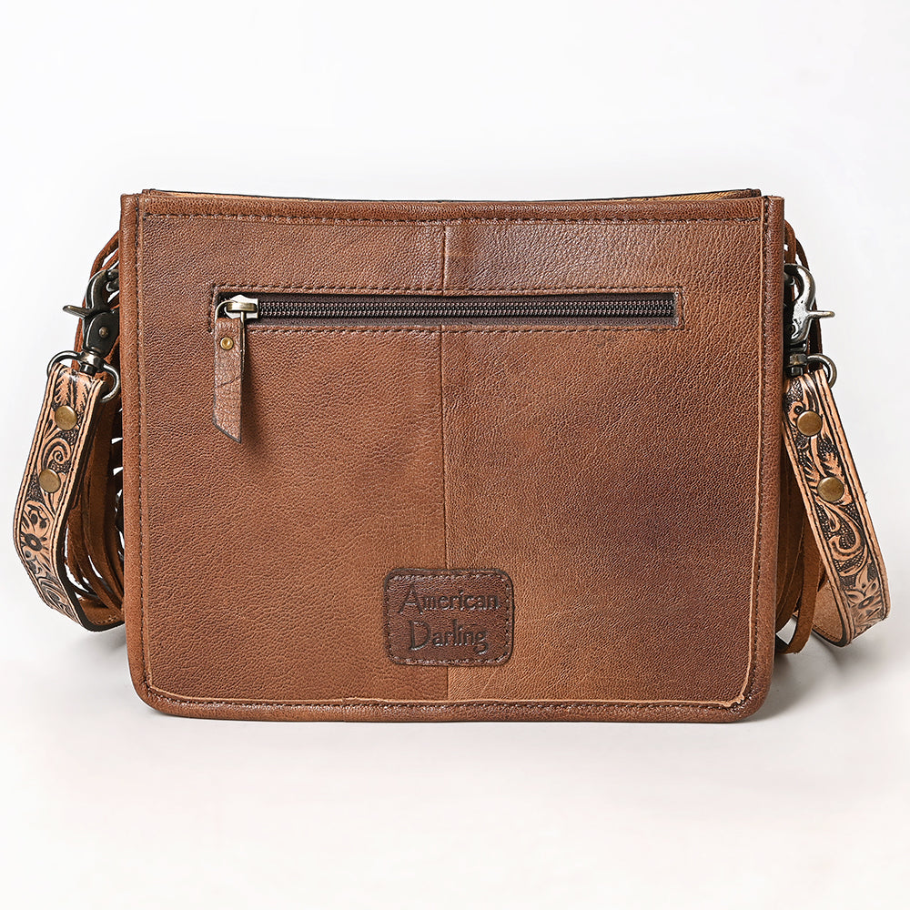 American Darling Hand Tooled Genuine Leather Women Bag Western Handbag Purse