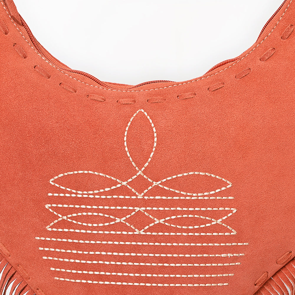 American Darling Small Crossbody Suede Genuine Leather Women Bag Western Handbag Purse