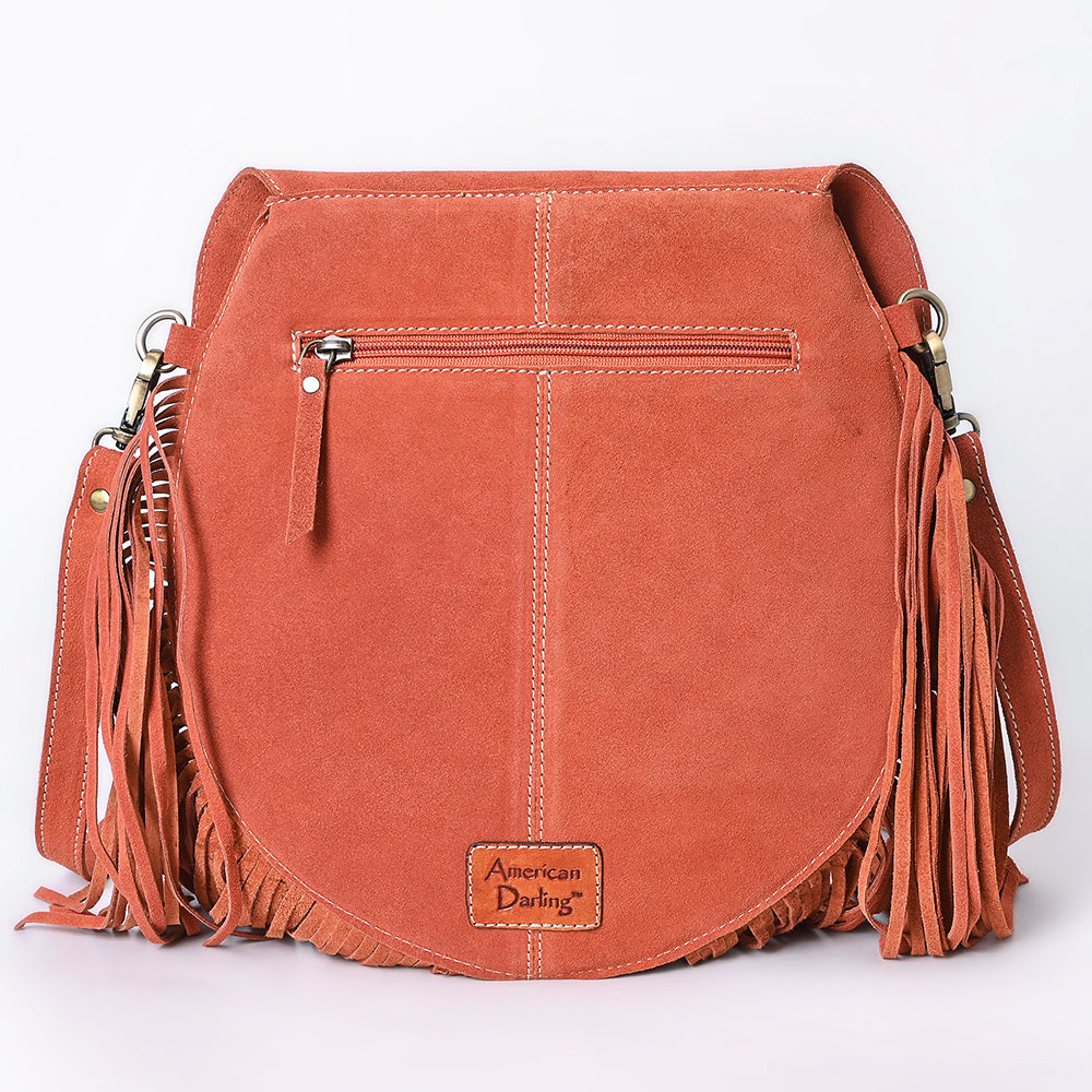 American Darling Crossbody Genuine Suede Leather women bag western handbag purse