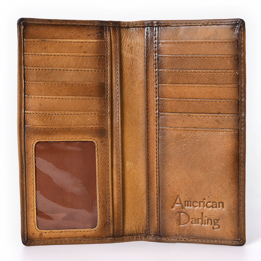 American Darling Wallet Genuine Leather Rodeo Wallet For Men & Women Unisex Purse |