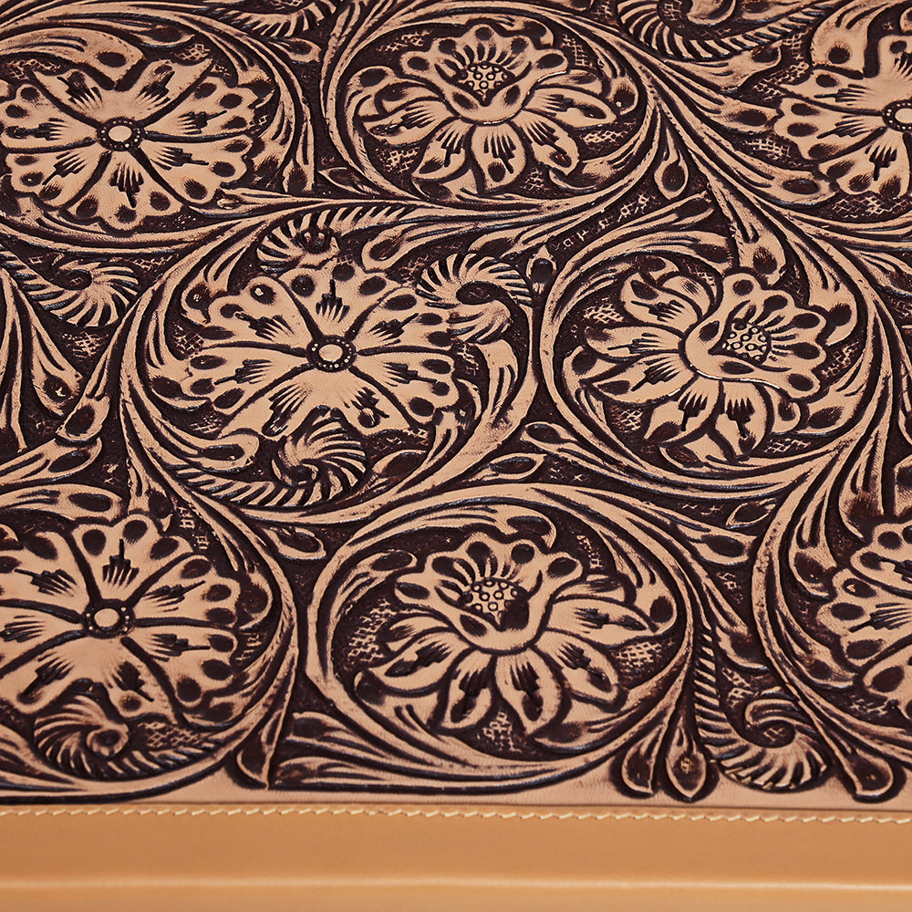 American Darling Jewelry Case Hand Tool Genuine Leather Women Bag Western Handbag Purse