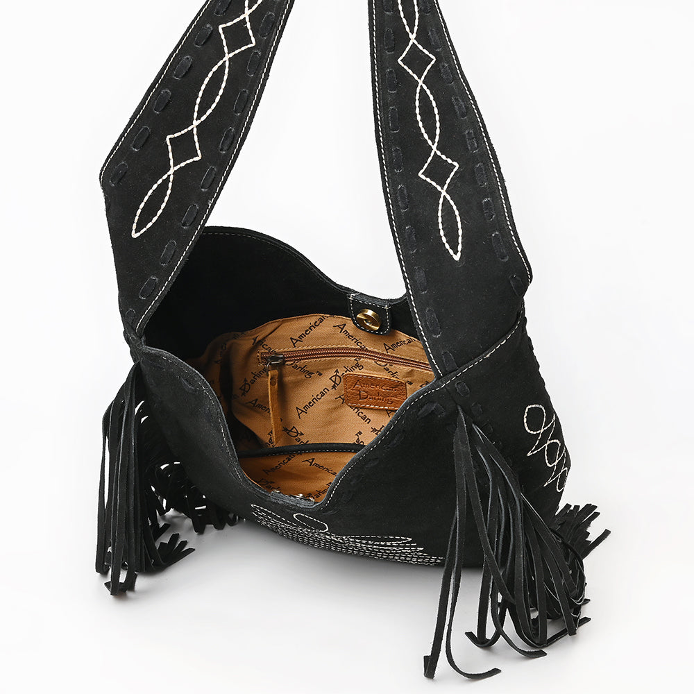 American Darling Small Crossbody Suede Genuine Leather Women Bag Western Handbag Purse