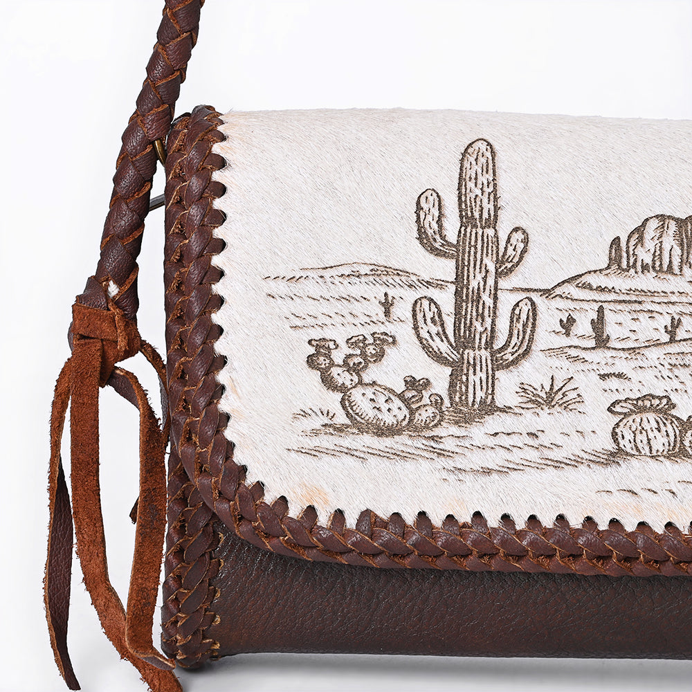 American Darling Crossbody Hair-On Genuine Leather Women Bag Western Handbag Purse