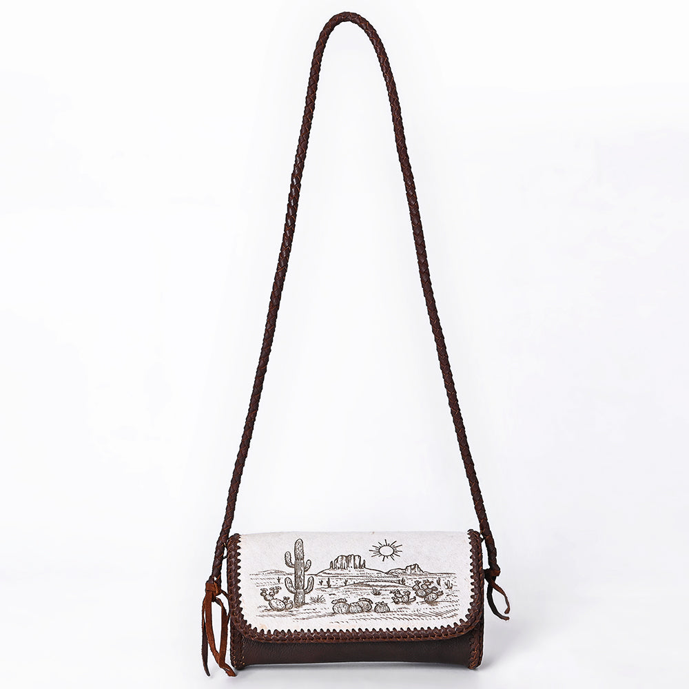 American Darling Crossbody Hair-On Genuine Leather Women Bag Western Handbag Purse