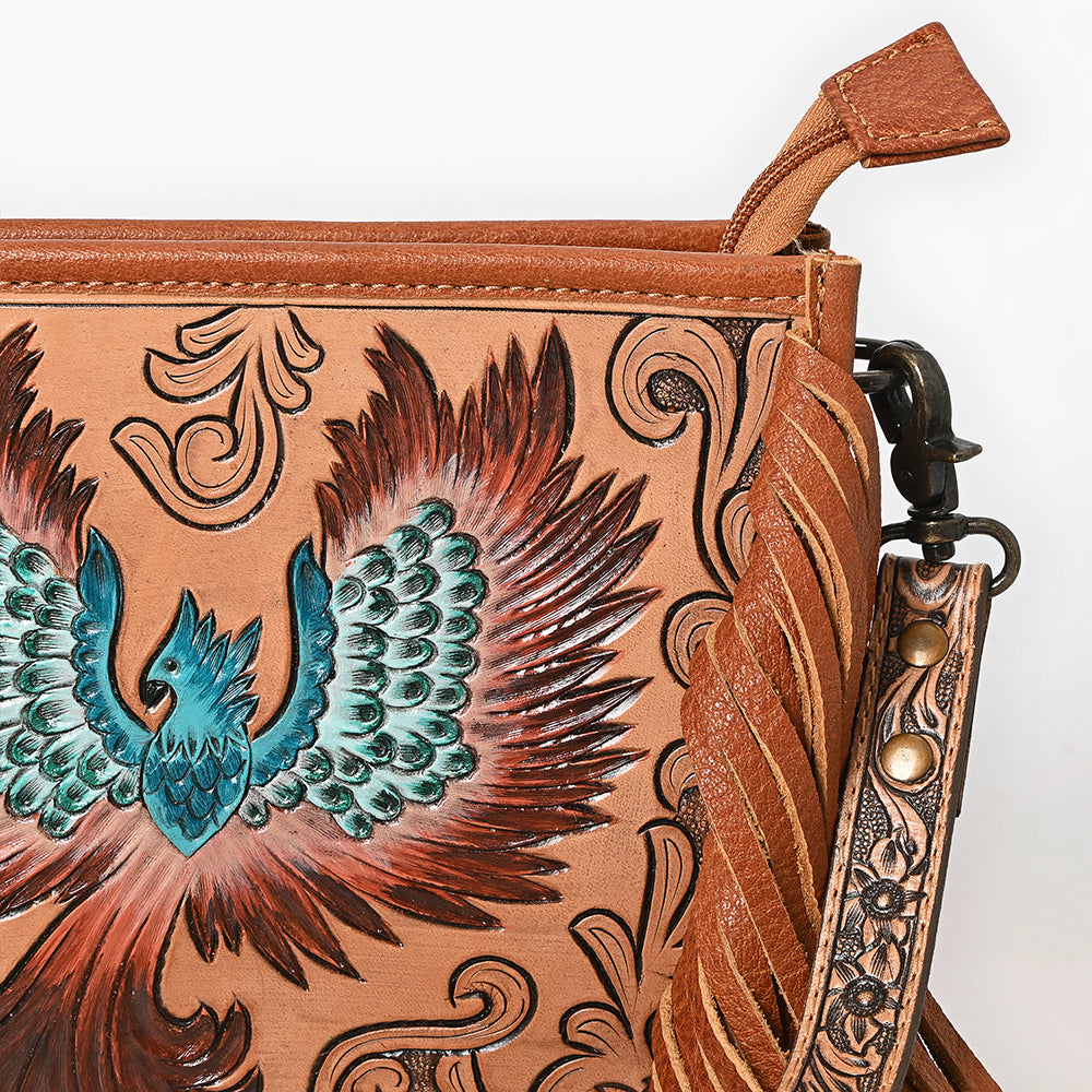 American Darling Crossbody Hand Tooled  Genuine Leather women bag western handbag purse