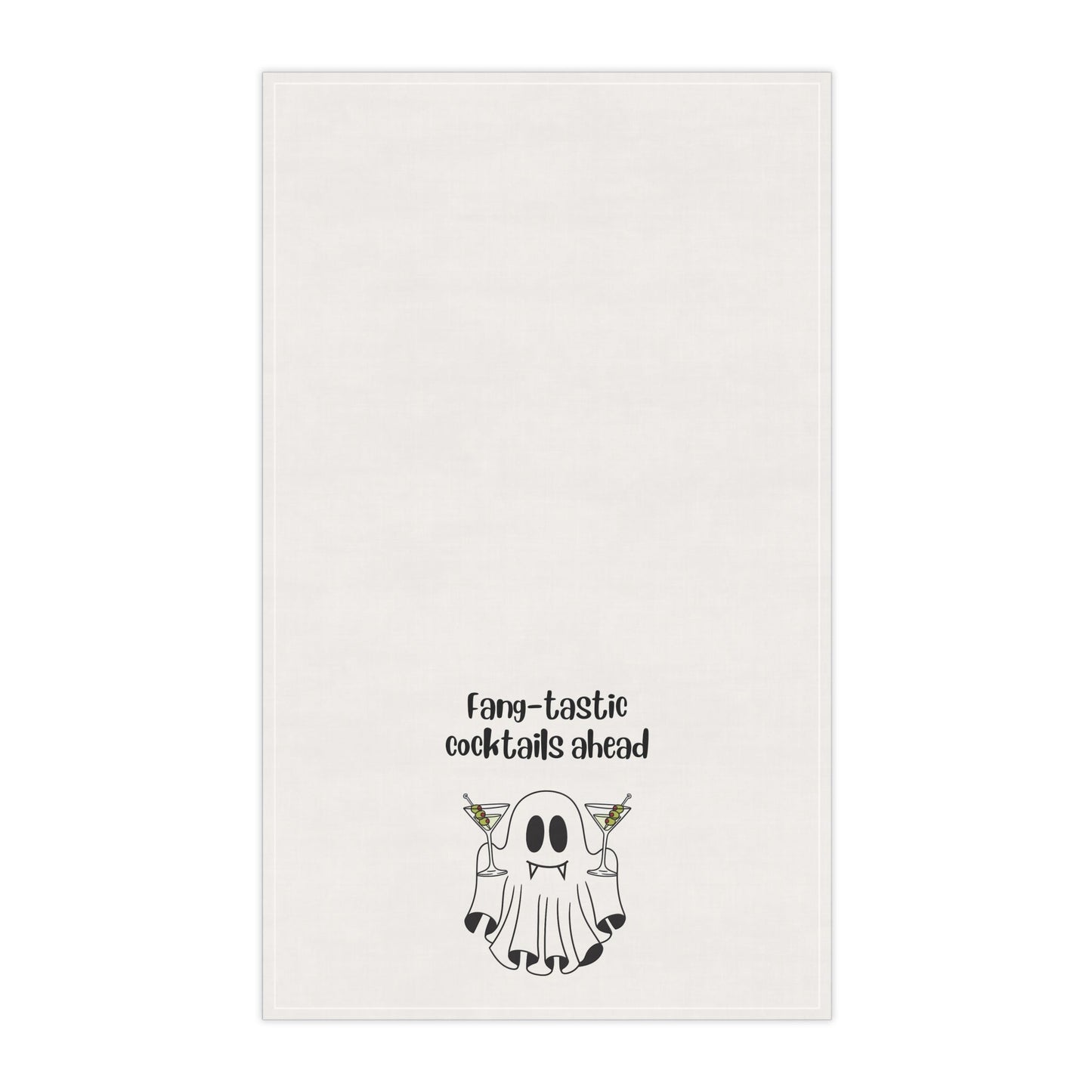 Spooky Ghost Tea Towels - Fang-tastic Cocktails Ahead, Halloween Kitchen Decor, Ghost Party Supplies, Unique Gift for Home, [...]