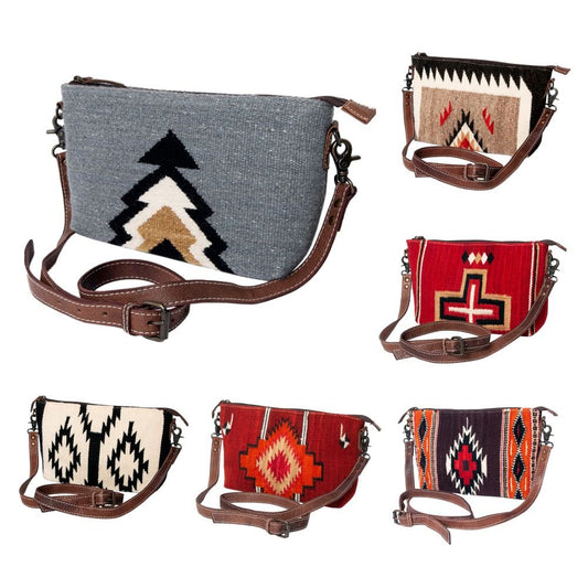 American Darling Cross Body Saddle Blanket Genuine Leather women bag western handbag purse