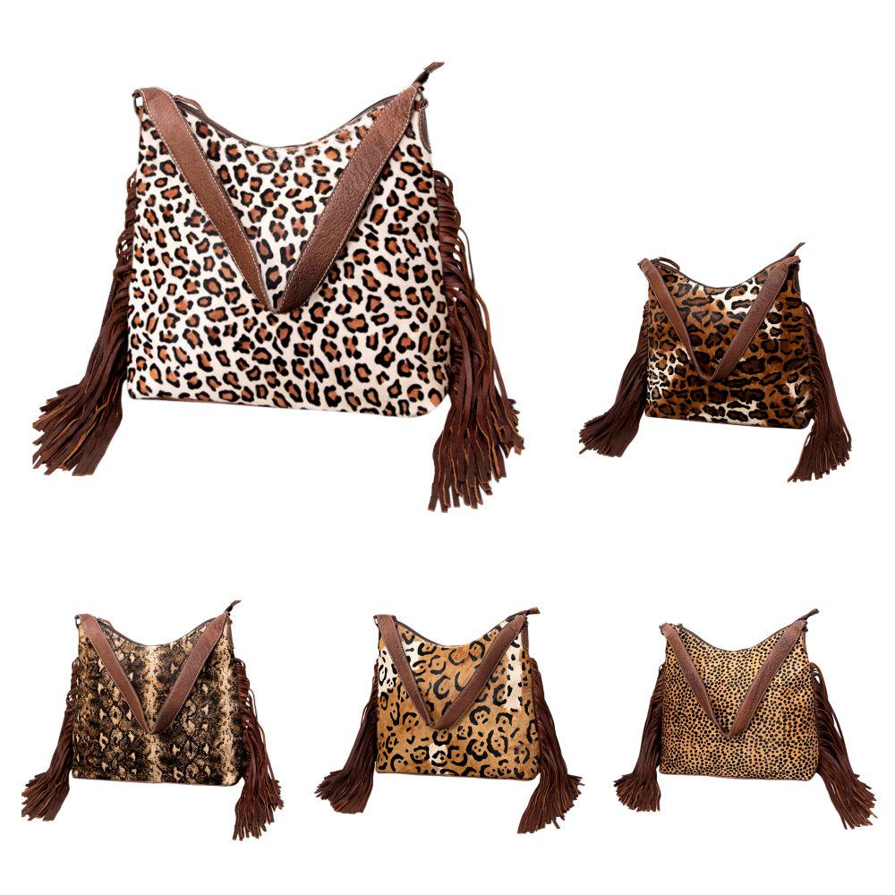 American Darling ADBG1020A Hobo Hair-On Genuine Leather women bag western handbag purse