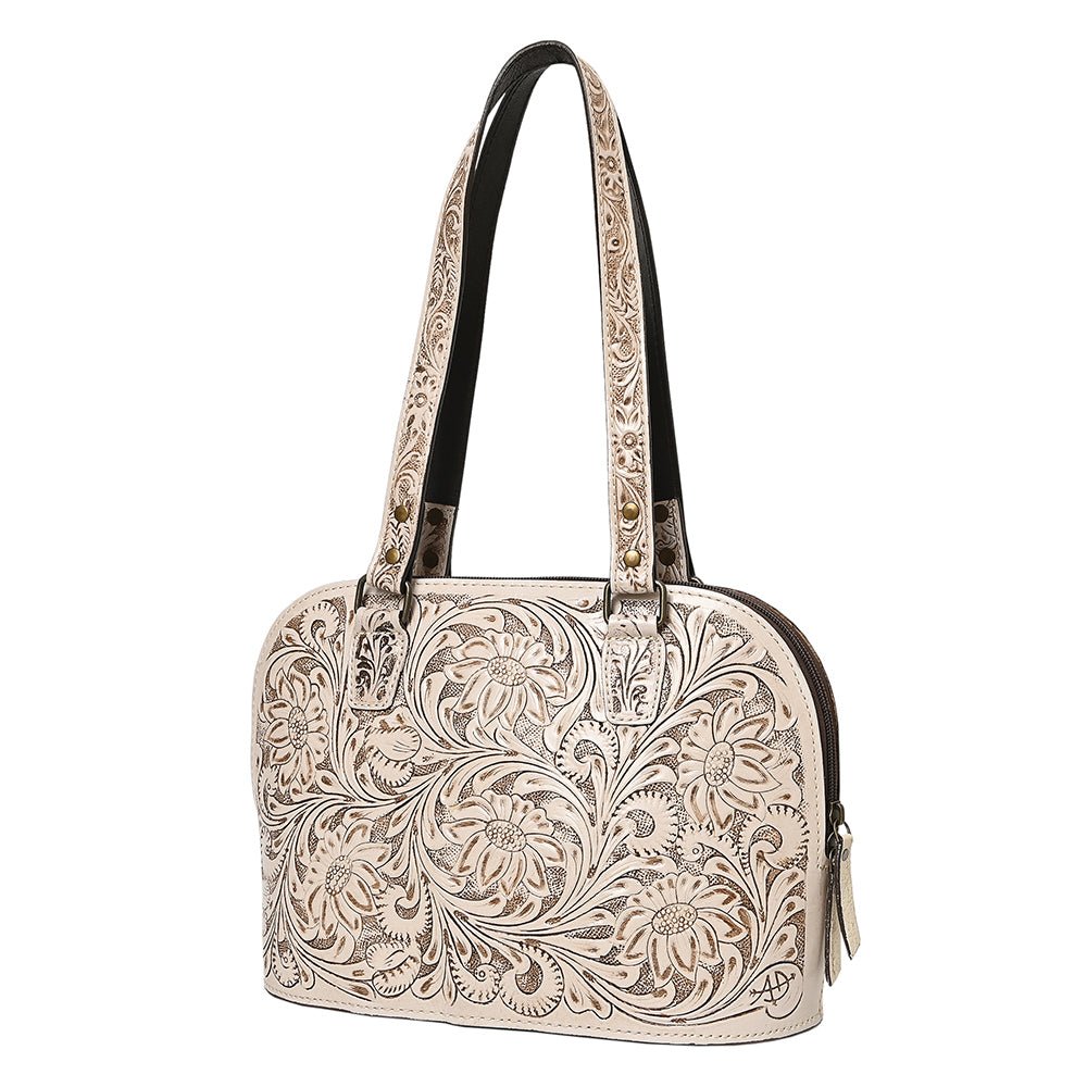 American Darling Tote Hand Tooled Genuine Leather women bag western handbag purse