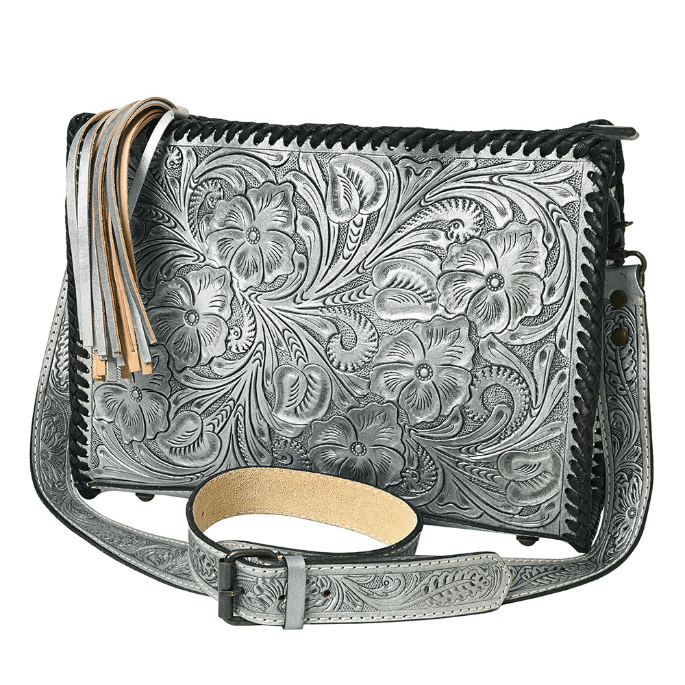 American Darling Hand Tooled Genuine Leather Women Bag Western Handbag Purse