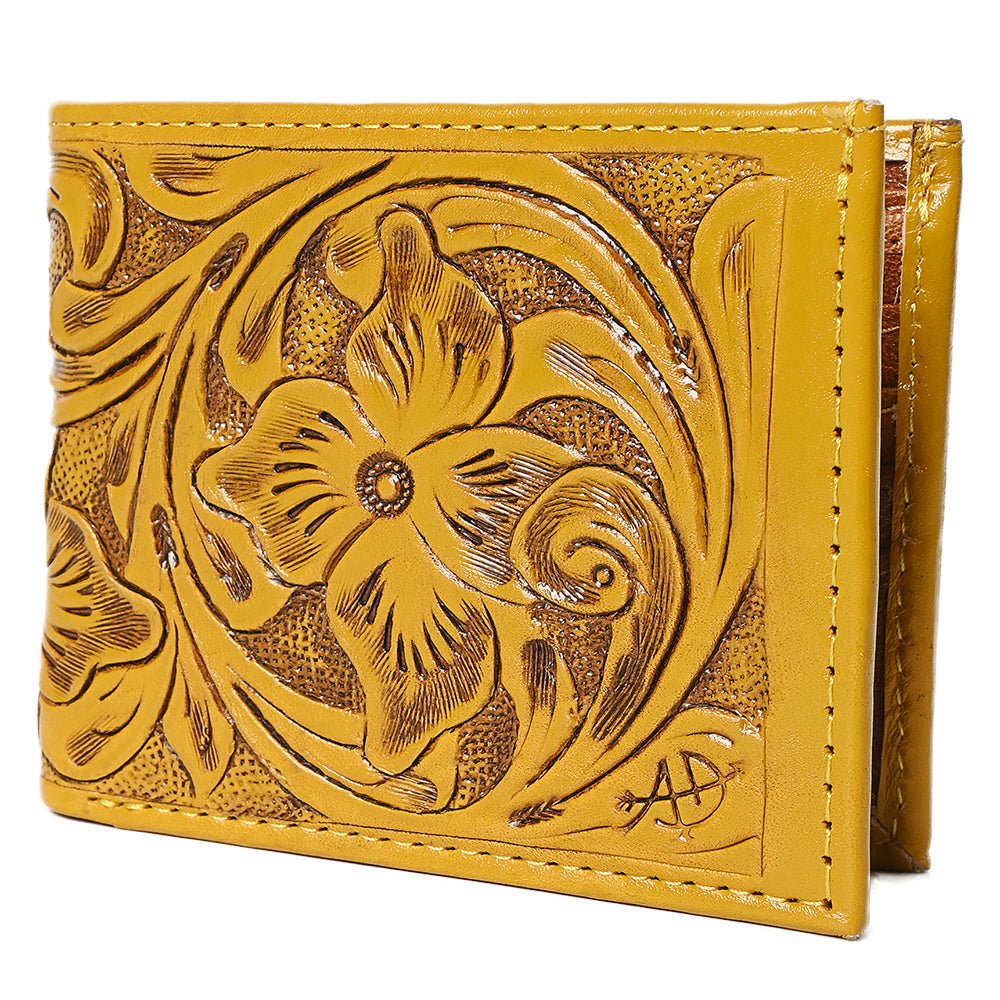 American Darling Wallet Hand Tooled Genuine Leather Women Bag Western Handbag Purse
