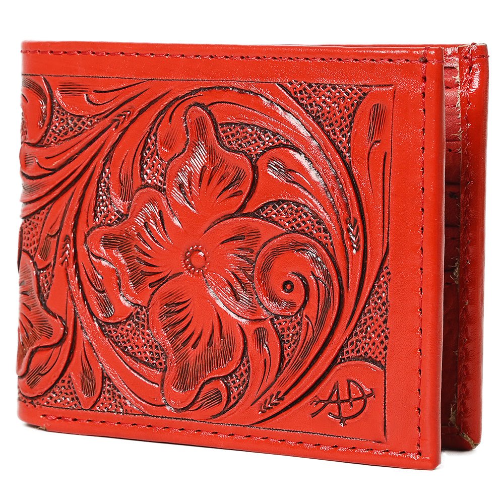 American Darling Wallet Hand Tooled Genuine Leather Women Bag Western Handbag Purse