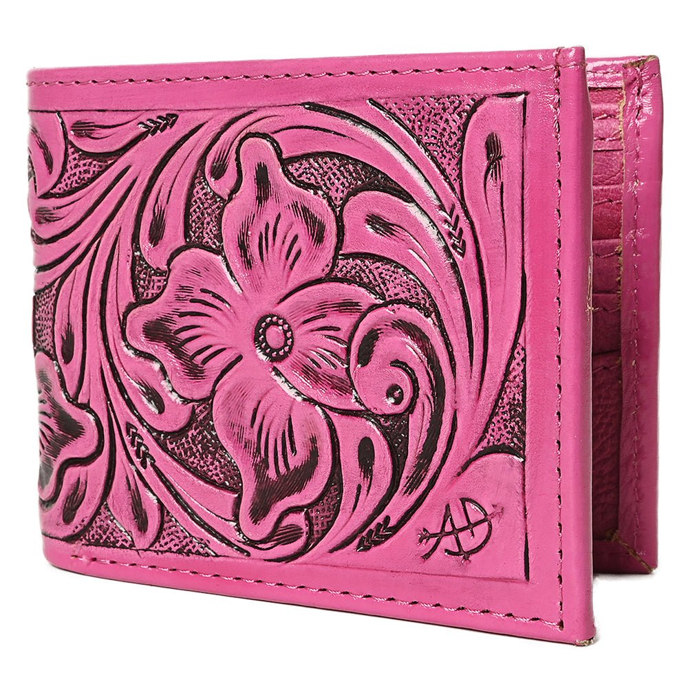 American Darling Wallet Hand Tooled Genuine Leather Women Bag Western Handbag Purse
