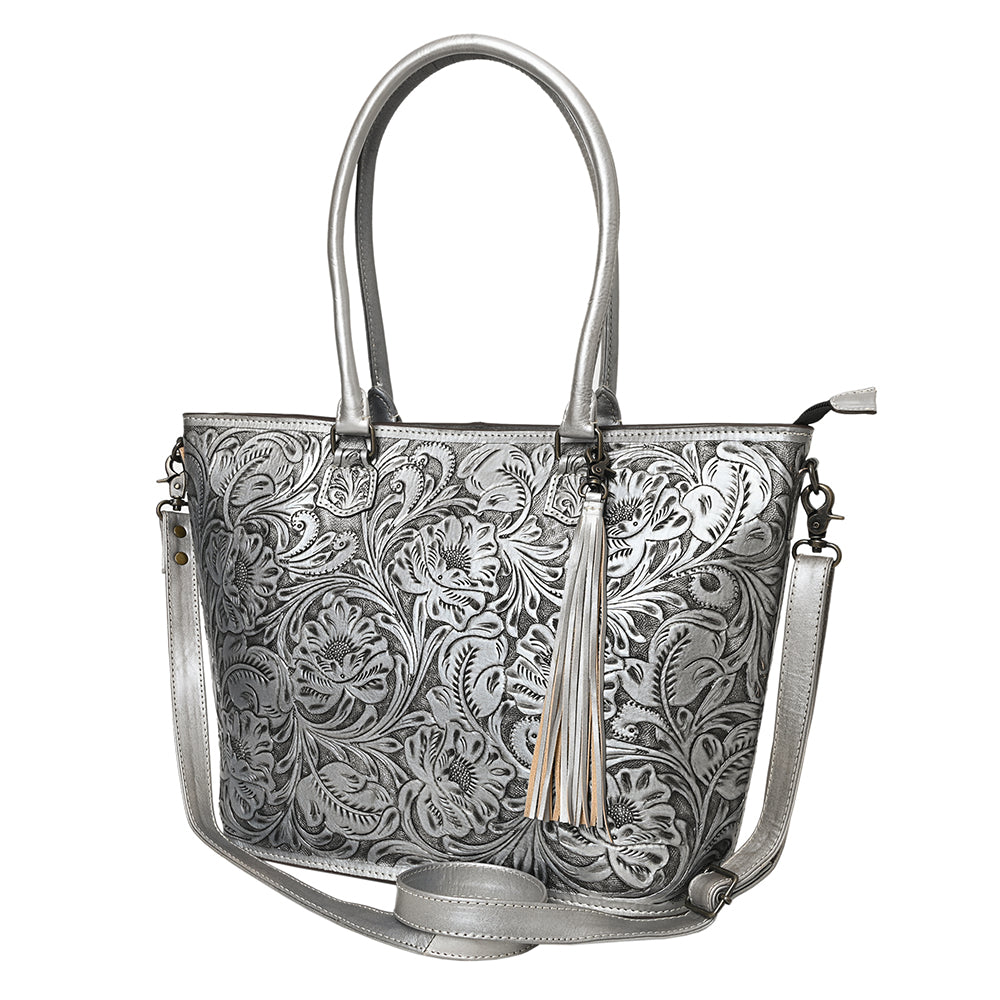 American Darling Tote Hand Tooled Genuine Leather Women Bag Western Handbag Purse