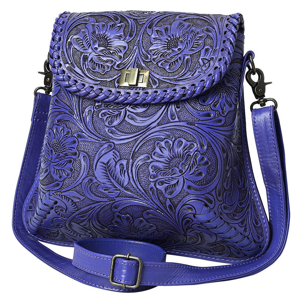 American Darling Cross Body I Hand Tooled Genuine Leather Women Bag Western Handbag Purse