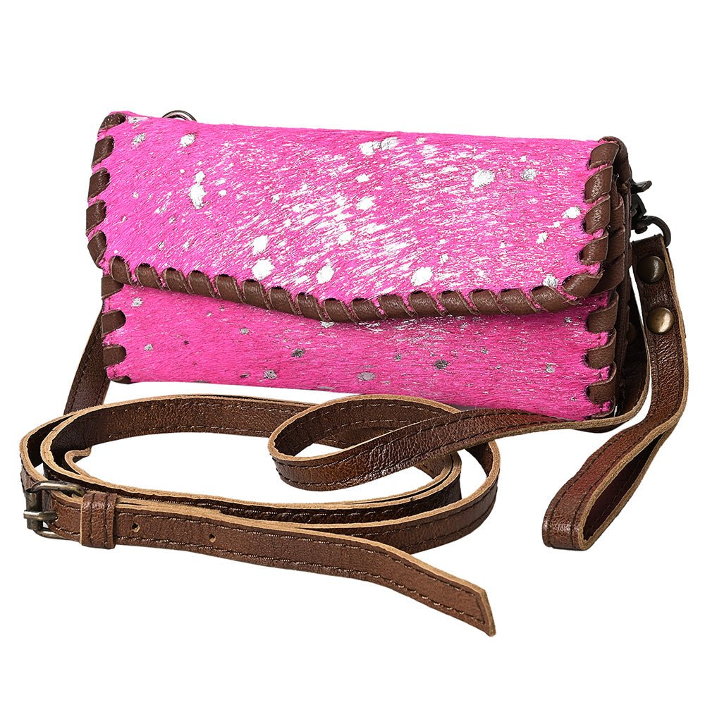 American Darling ADBG514BR Small Crossbody Hand Tooled Genuine Leather Women Bag Western Handbag Purse