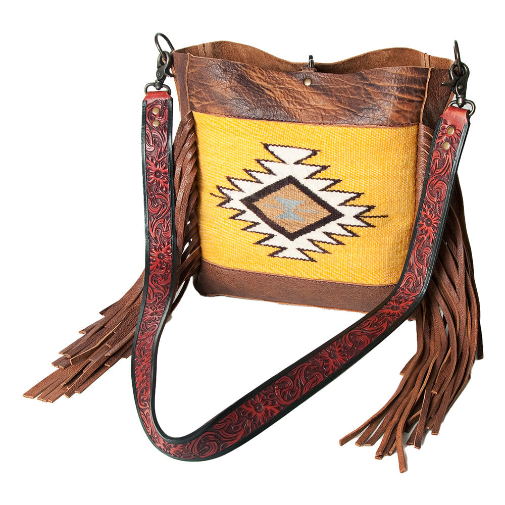 American Darling Large Crossbody Saddle Blanket Genuine Leather Western Women Bag Handbag Purse | Western Crossbody Bag | Travel Crossbody Bags | College Crossbody Bag | Casual Crossbody Bag