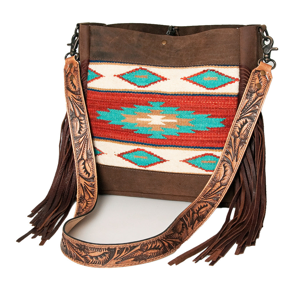 American Darling Large Crossbody Saddle Blanket Genuine Leather Western Women Bag Handbag Purse | Western Crossbody Bag | Travel Crossbody Bags | College Crossbody Bag | Casual Crossbody Bag
