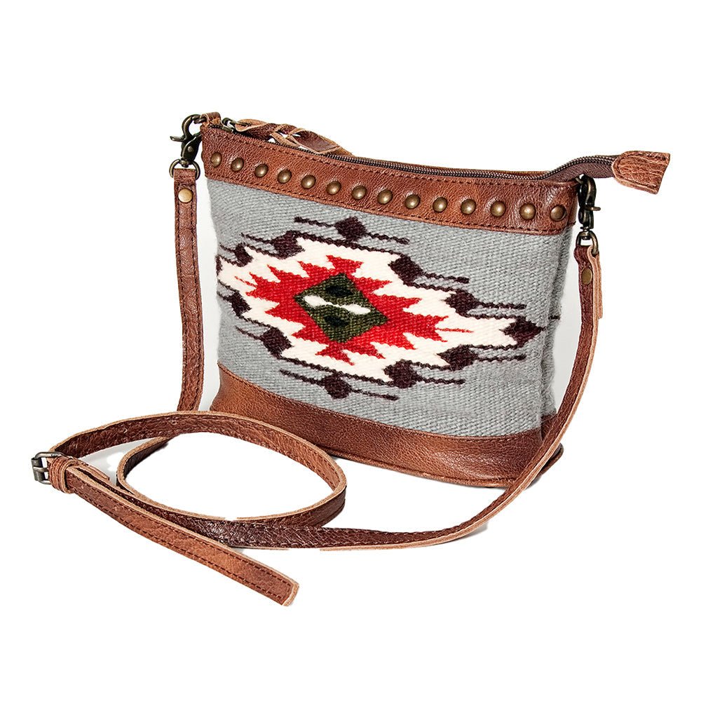 American Darling Saddle Blanket Genuine Leather Women Bag Western Handbag Purse