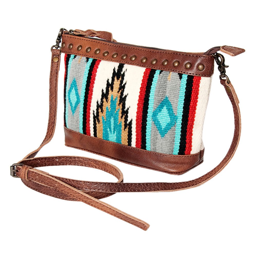 American Darling Saddle Blanket Genuine Leather Women Bag Western Handbag Purse