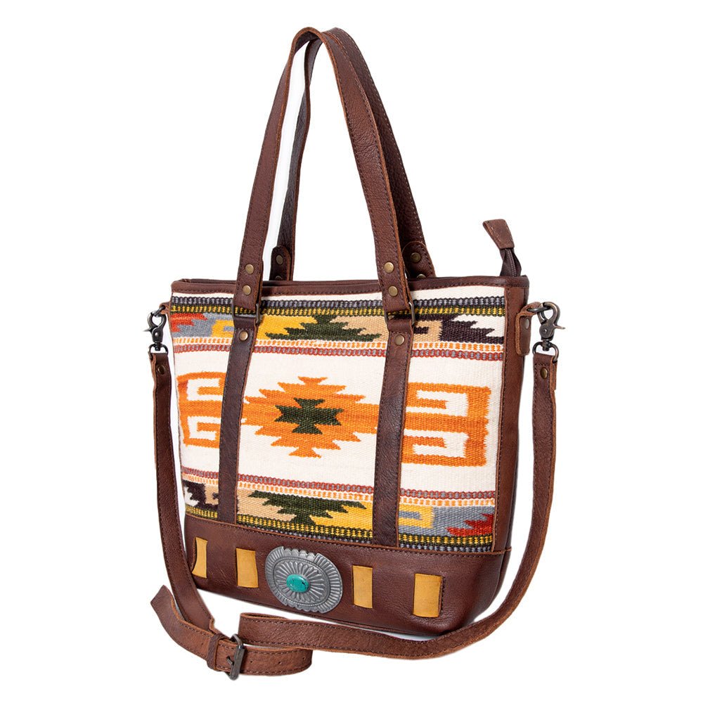 American Darling Saddle Blanket Genuine Leather Women Bag Western Handbag Purse