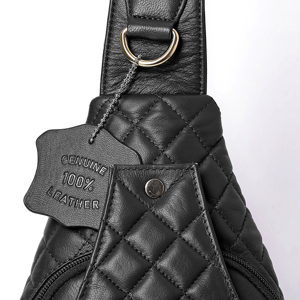 Never Mind  Sling Genuine Leather Women Bag Western Handbag Purse