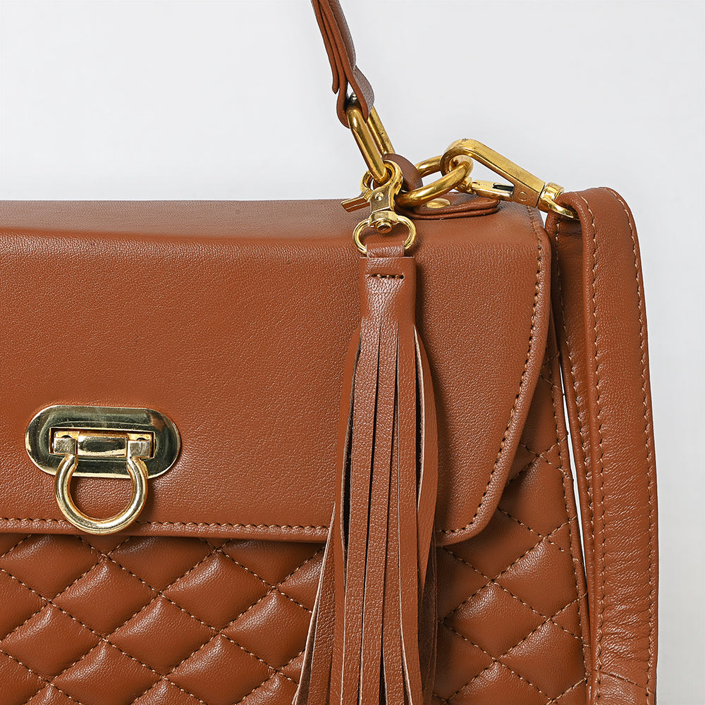 Never Mind Western Cross Body Genuine Leather Handbag Purse Wallet Bag For Women Girls