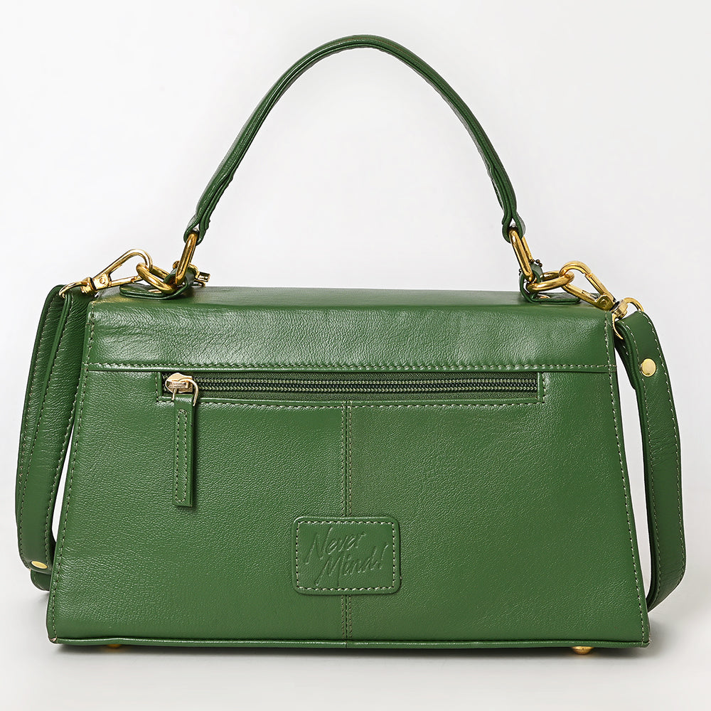 Never Mind Western Cross Body Genuine Leather Handbag Purse Wallet Bag For Women Girls