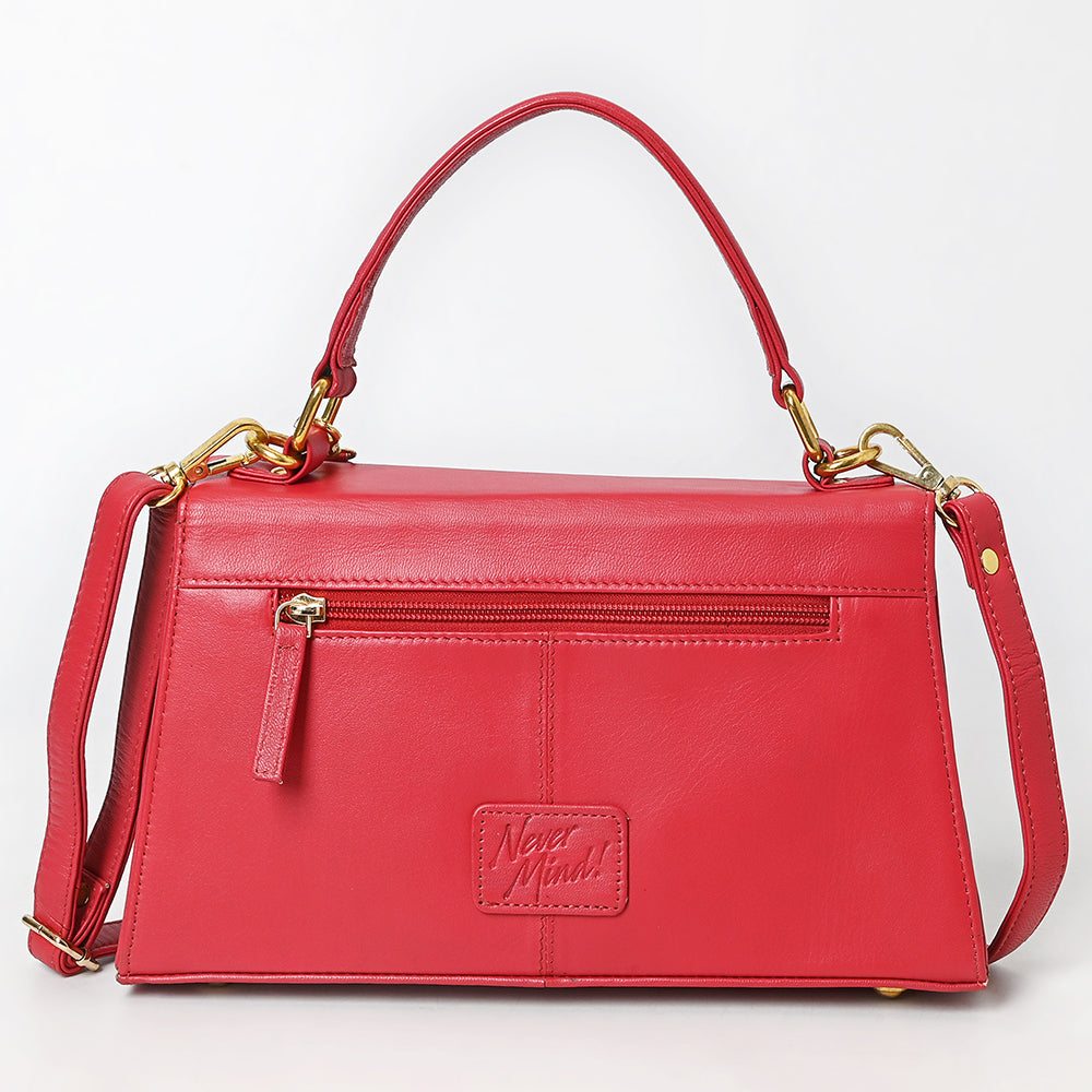 Never Mind Western Cross Body Genuine Leather Handbag Purse Wallet Bag For Women Girls