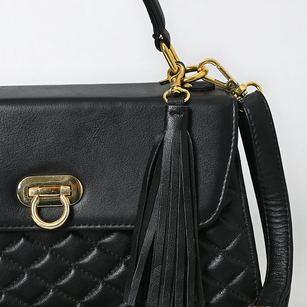 Never Mind Western Cross Body Genuine Leather Handbag Purse Wallet Bag For Women Girls