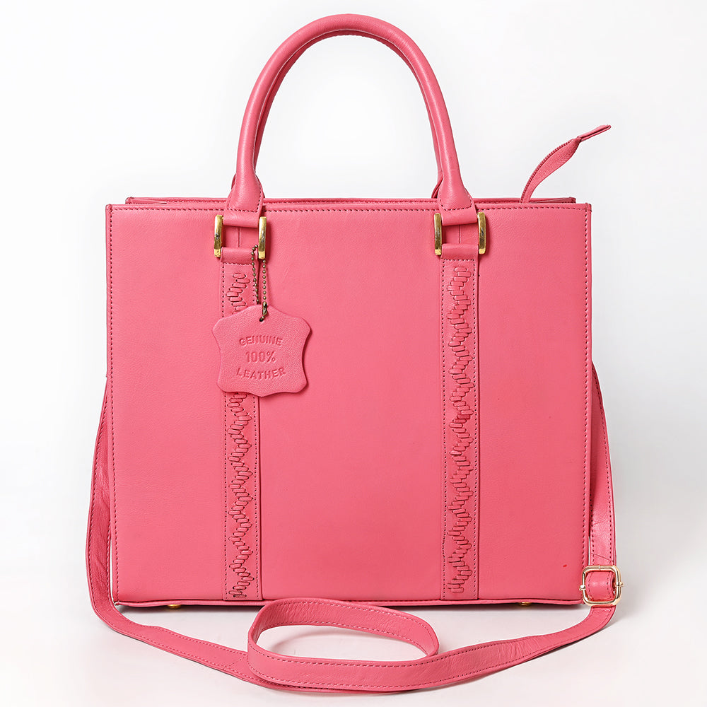 Never Mind  Briefcase Genuine Leather Women Bag Western Handbag Purse