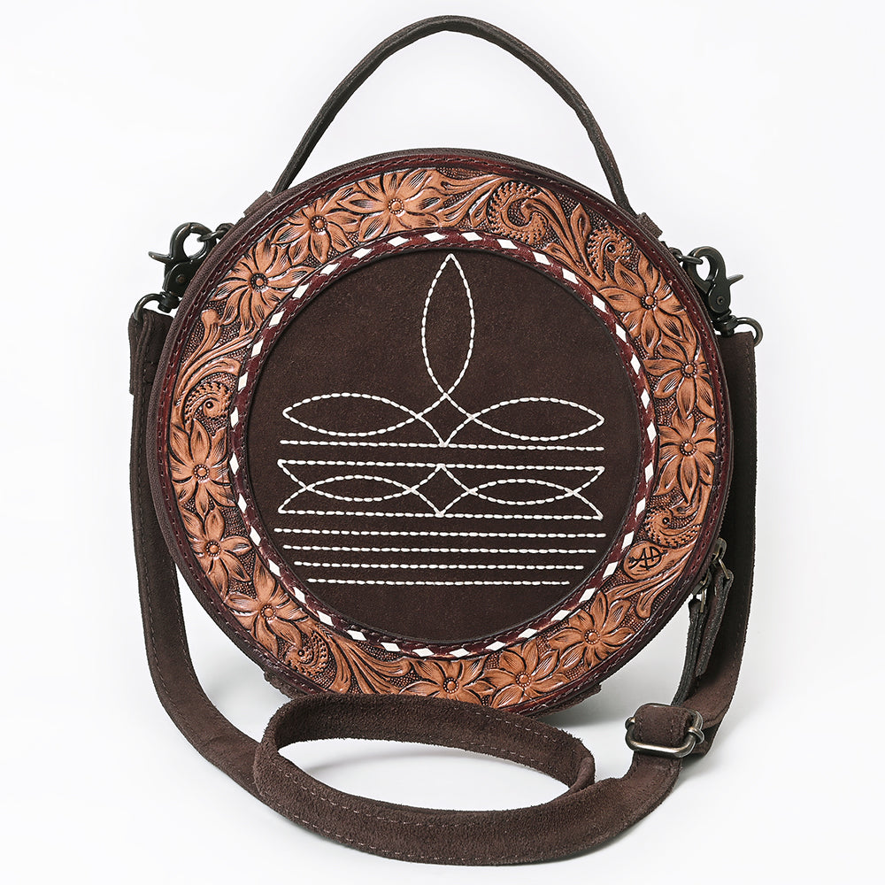 American Darling Canteen Bag Beautifully Suede Leather women bag Handbag