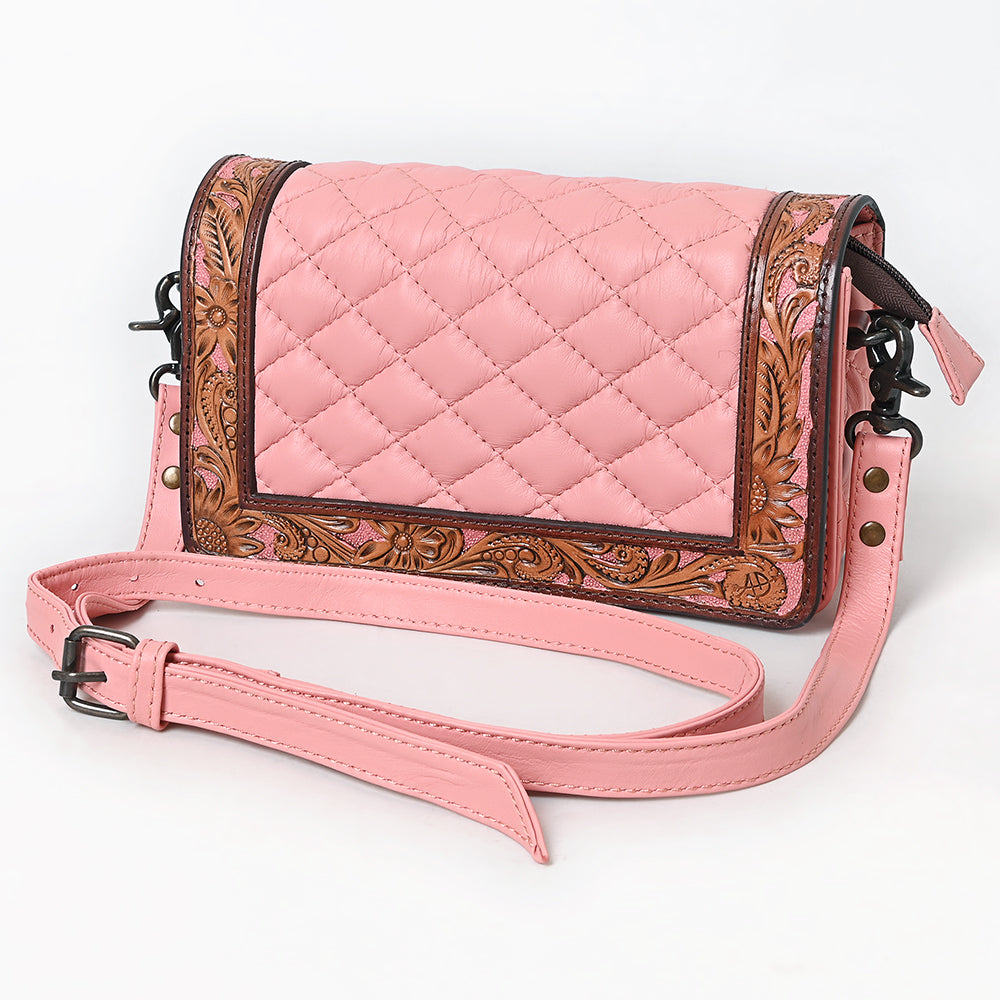 American Darling Crossbody Hand Tooled Genuine Leather Women Bag Western Handbag Purse