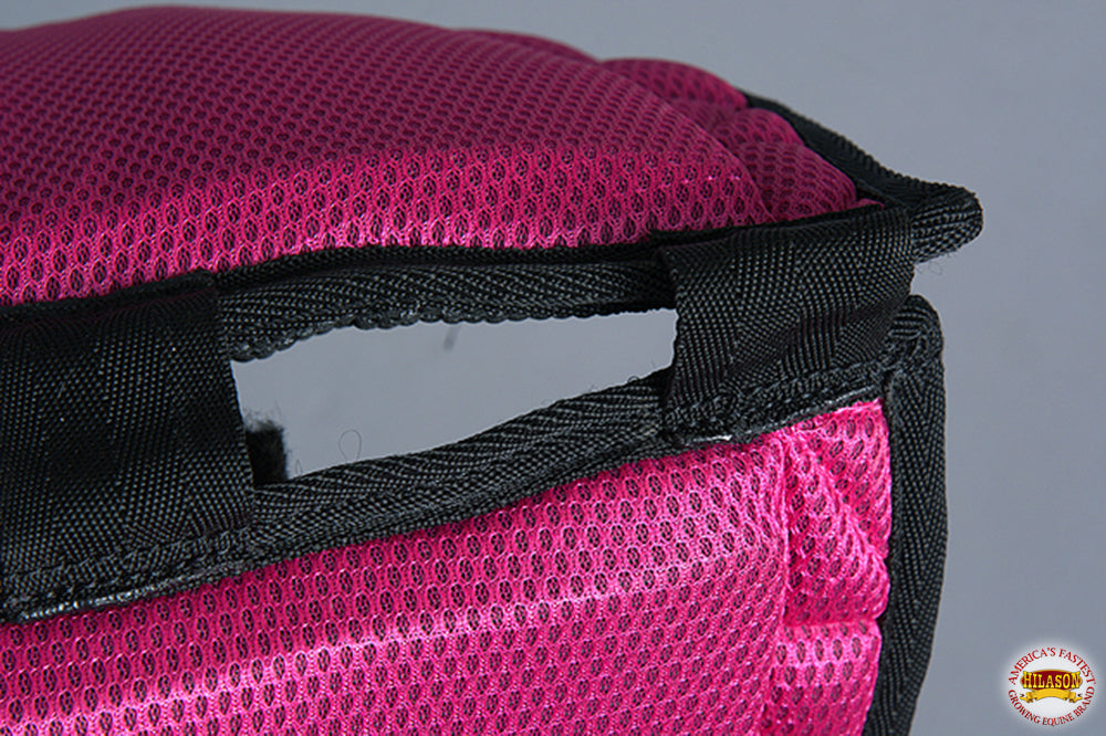 Hilason Western Horse English Saddle Pad Dressage Memory Foam And Antislip Pink