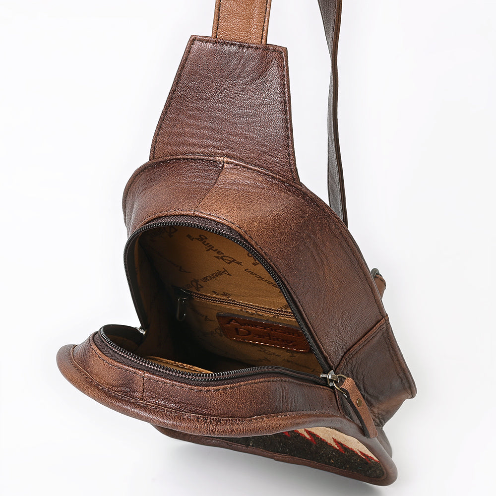 American Darling Sling Saddle Blanket Genuine Leather women bag western handbag purse