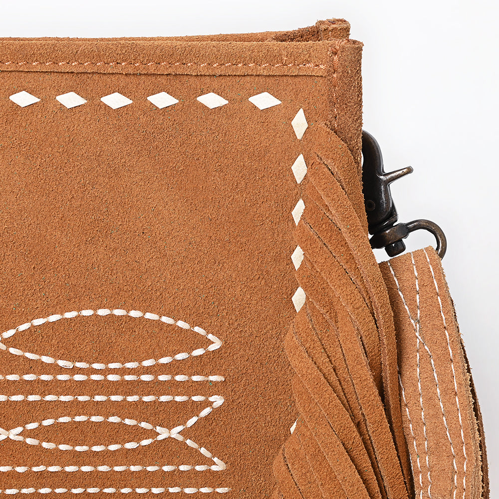 American Darling Crossbody Suede Genuine Leather Women Bag Western Handbag Purse