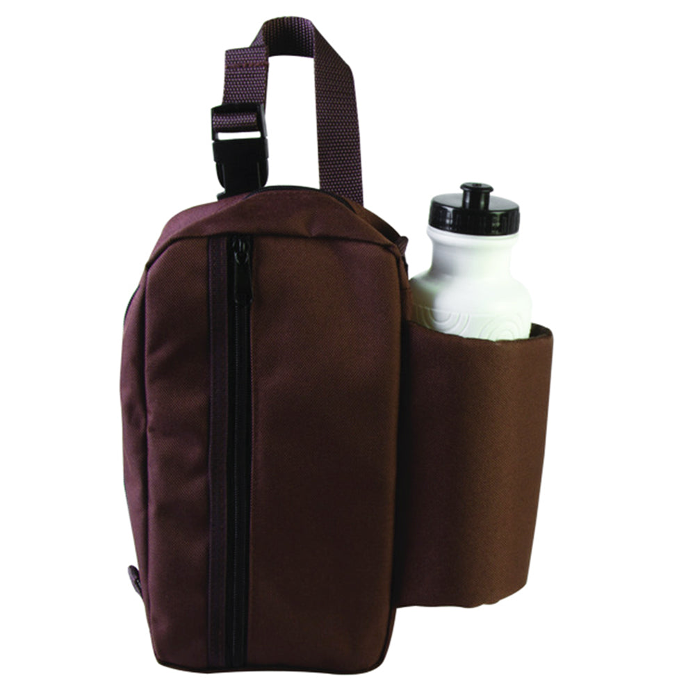 WATER BOTTLE HORN BAG-BROWN