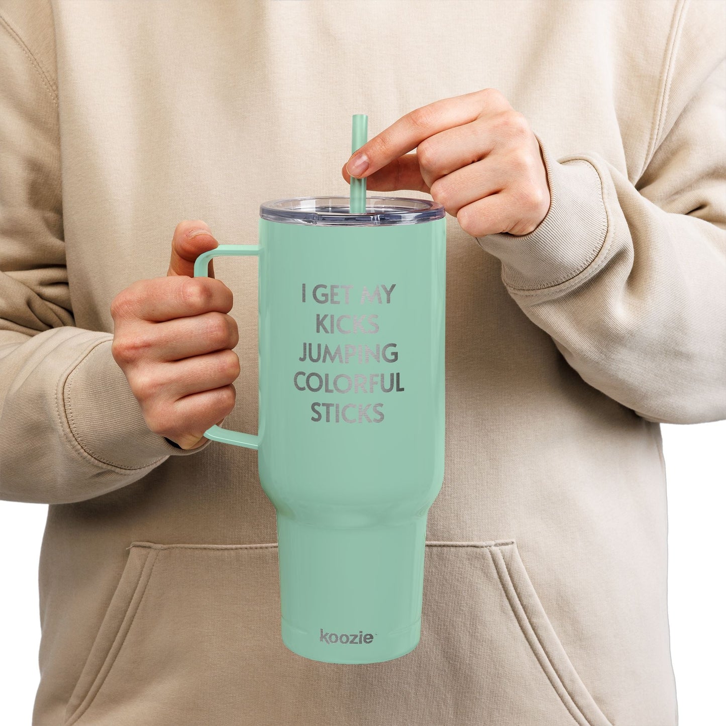 Insulated Tumbler with Lid, 40oz (Engraving) - Kicks/Sticks
