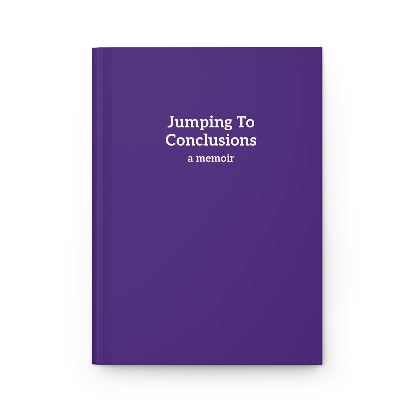 Hardcover Journal Matte - Jumping To Conclusions