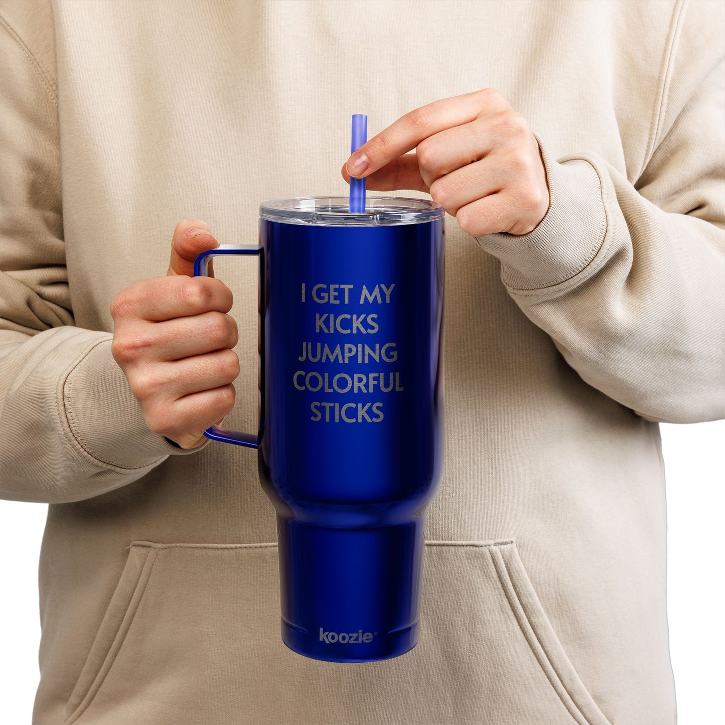 Insulated Tumbler with Lid, 40oz (Engraving) - Kicks/Sticks