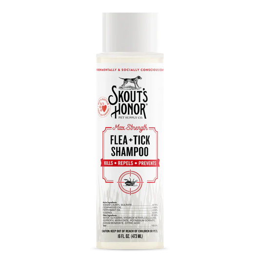 Skout's Honor Flea + Tick Dog Shampoo, 16 fl. oz.