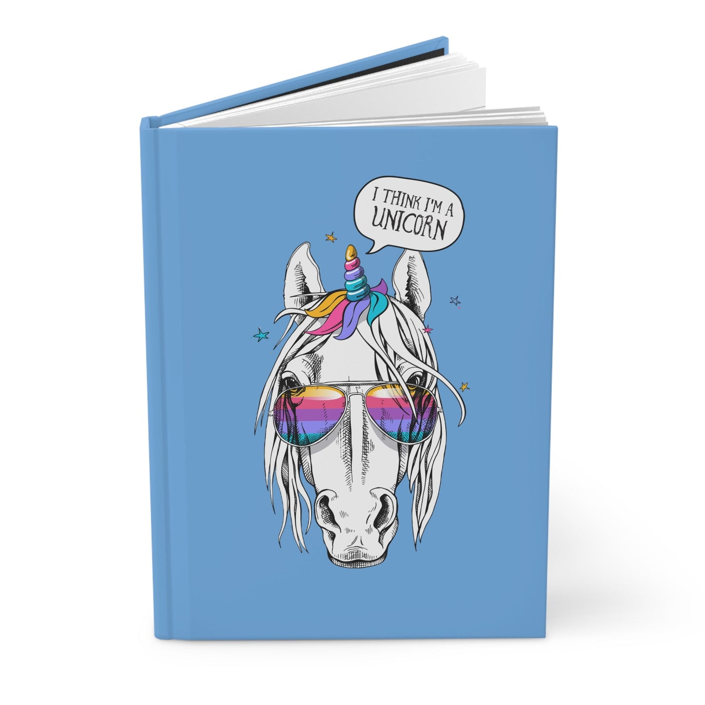 Hardcover Journal Matte - Groovy Unicorn