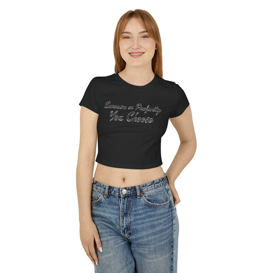 Sarcasm or Profanity Womens Baby Tee